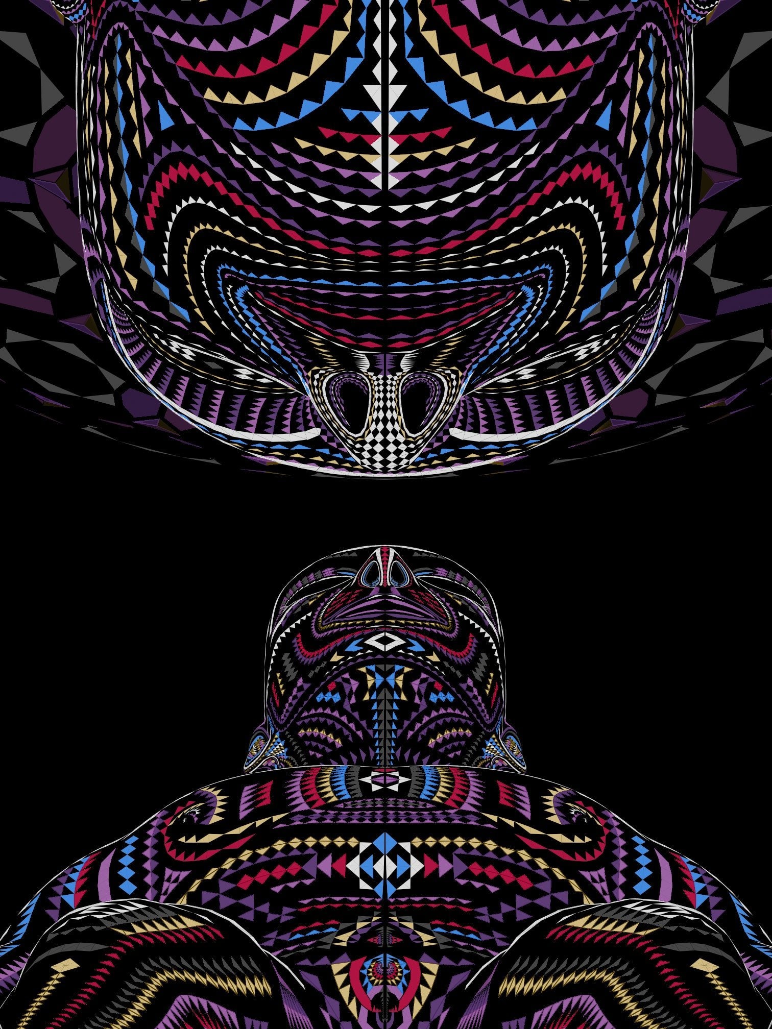 DMT HD T-Shirt Black — Image 9 by Symbolika