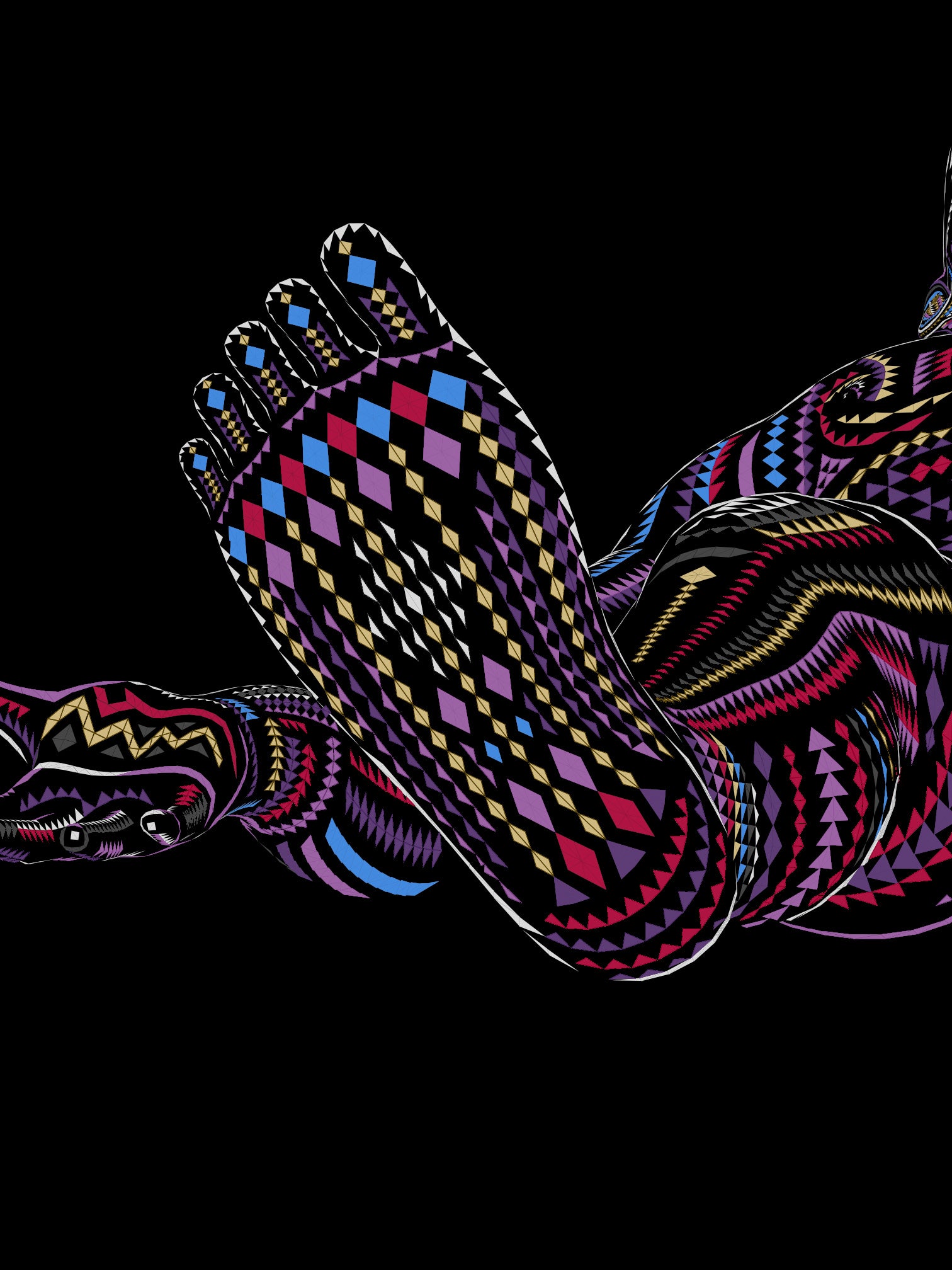 DMT HD T-Shirt Grey — Image 7 by Symbolika