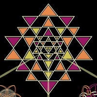 Cabalistic Tree Olive - Sacred Geometry Men's T-Shirt