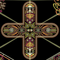 Cabalistic Tree Olive - Sacred Geometry Men's T-Shirt