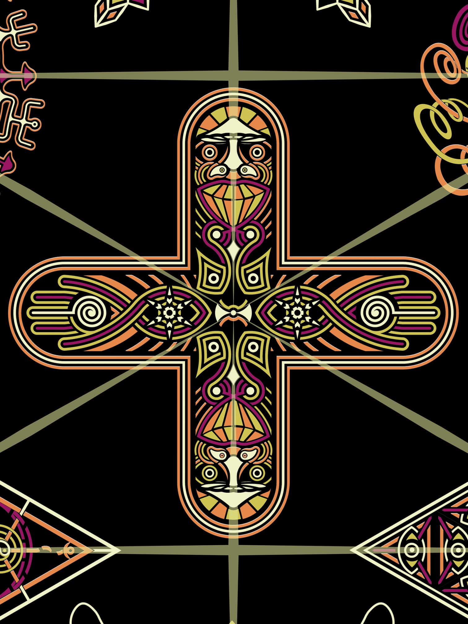 Symbol Tree T-Shirt Olive — Image 14 by Symbolika