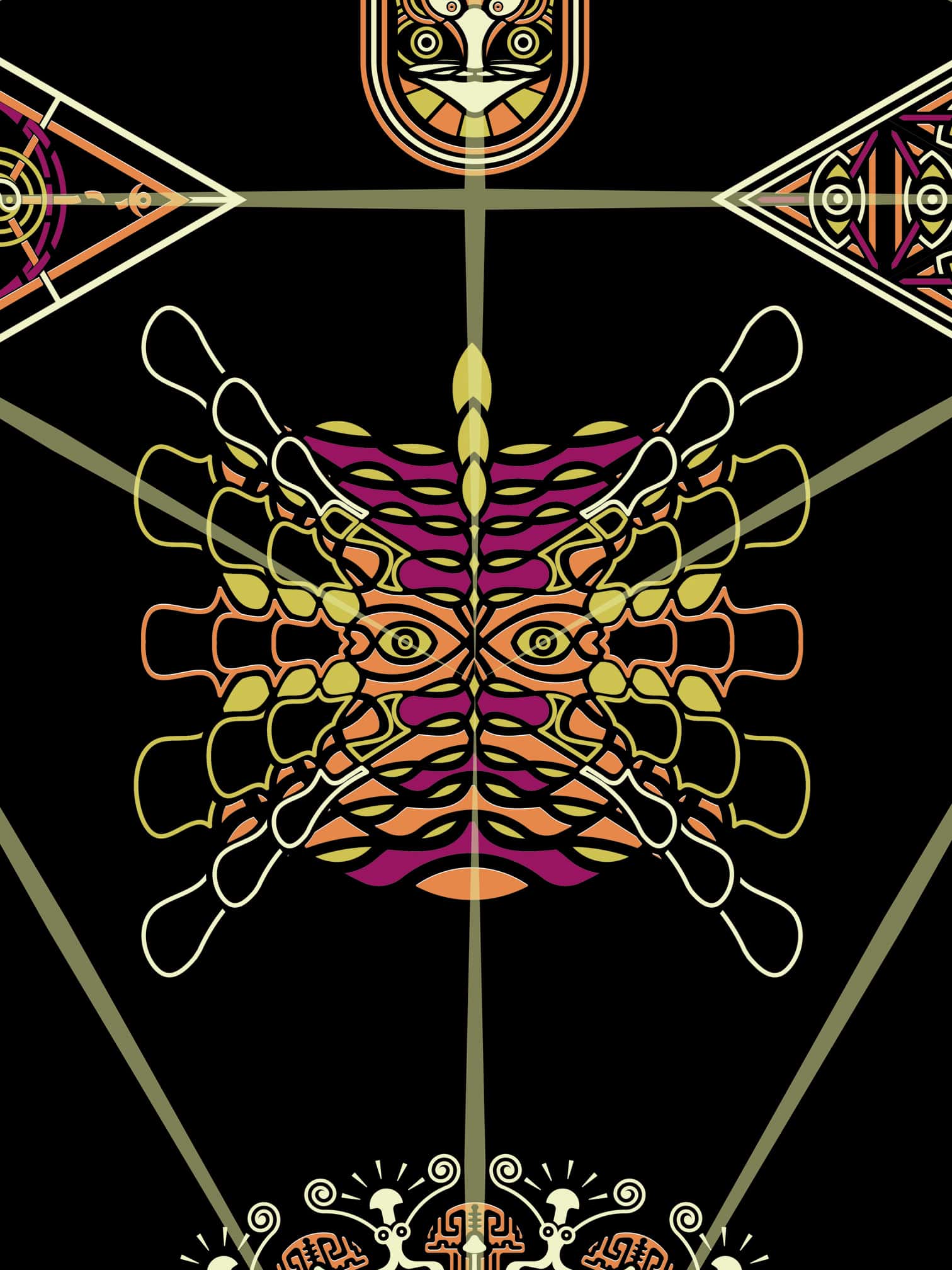 Symbol Tree T-Shirt Olive — Image 13 by Symbolika