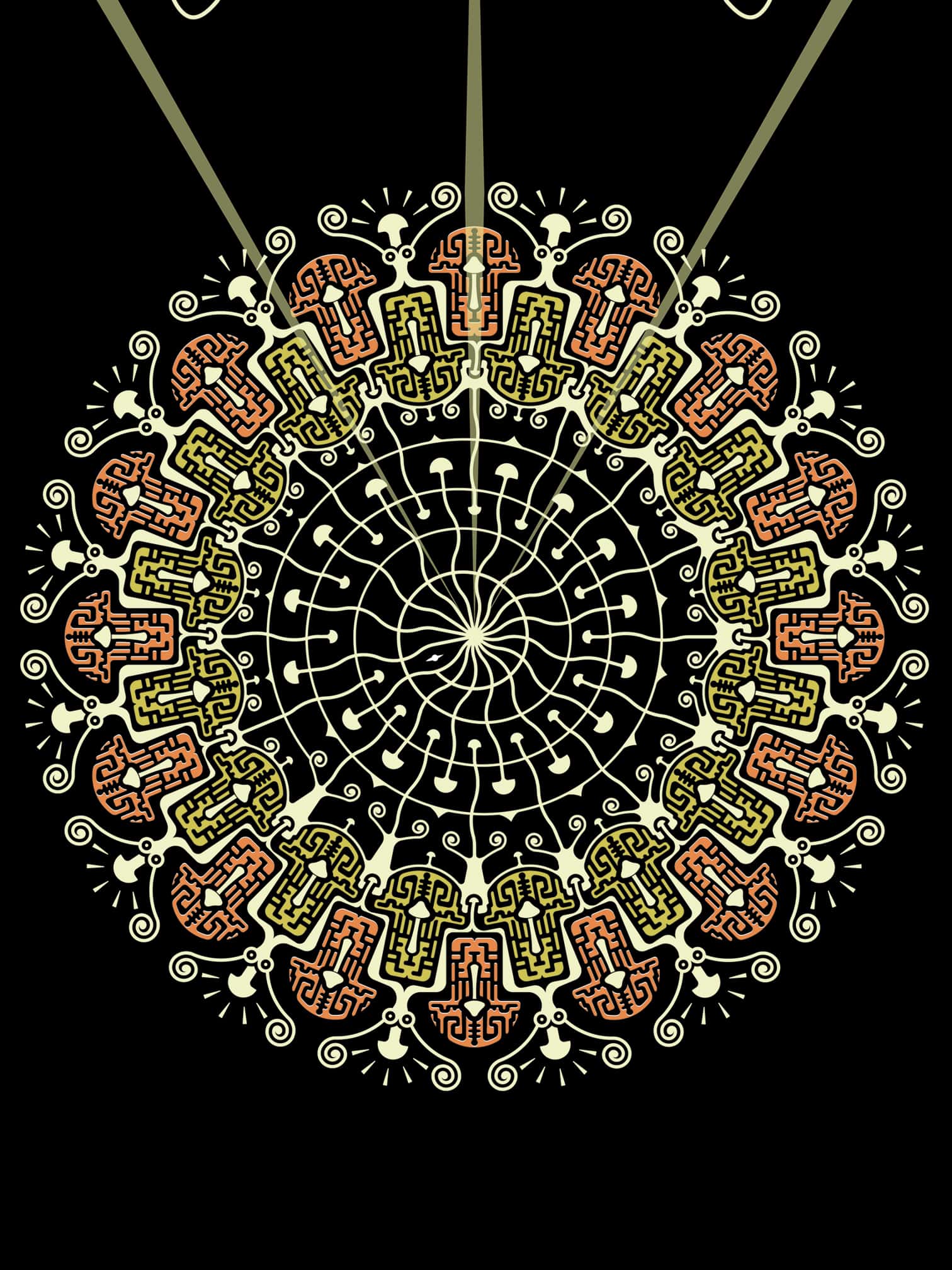 Symbol Tree T-Shirt Grey — Image 11 by Symbolika