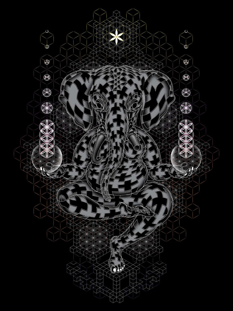 Ganescher Tank Top Black — Image 6 by Symbolika