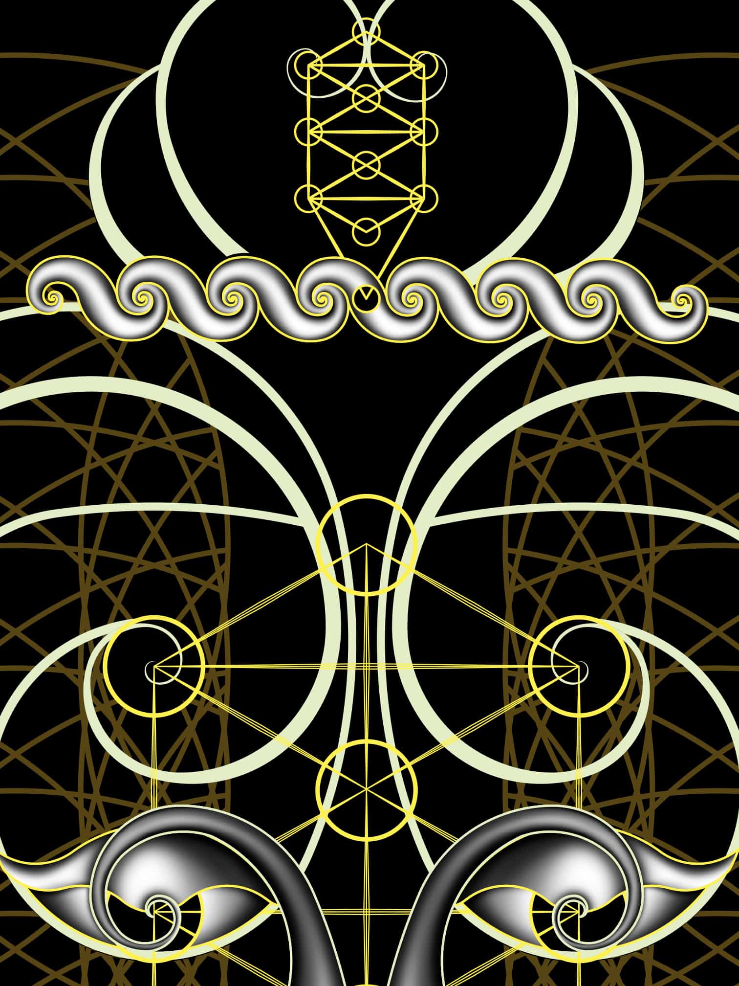 Buddha Vibes Hung Women Vest Top - Pearl - symbolika