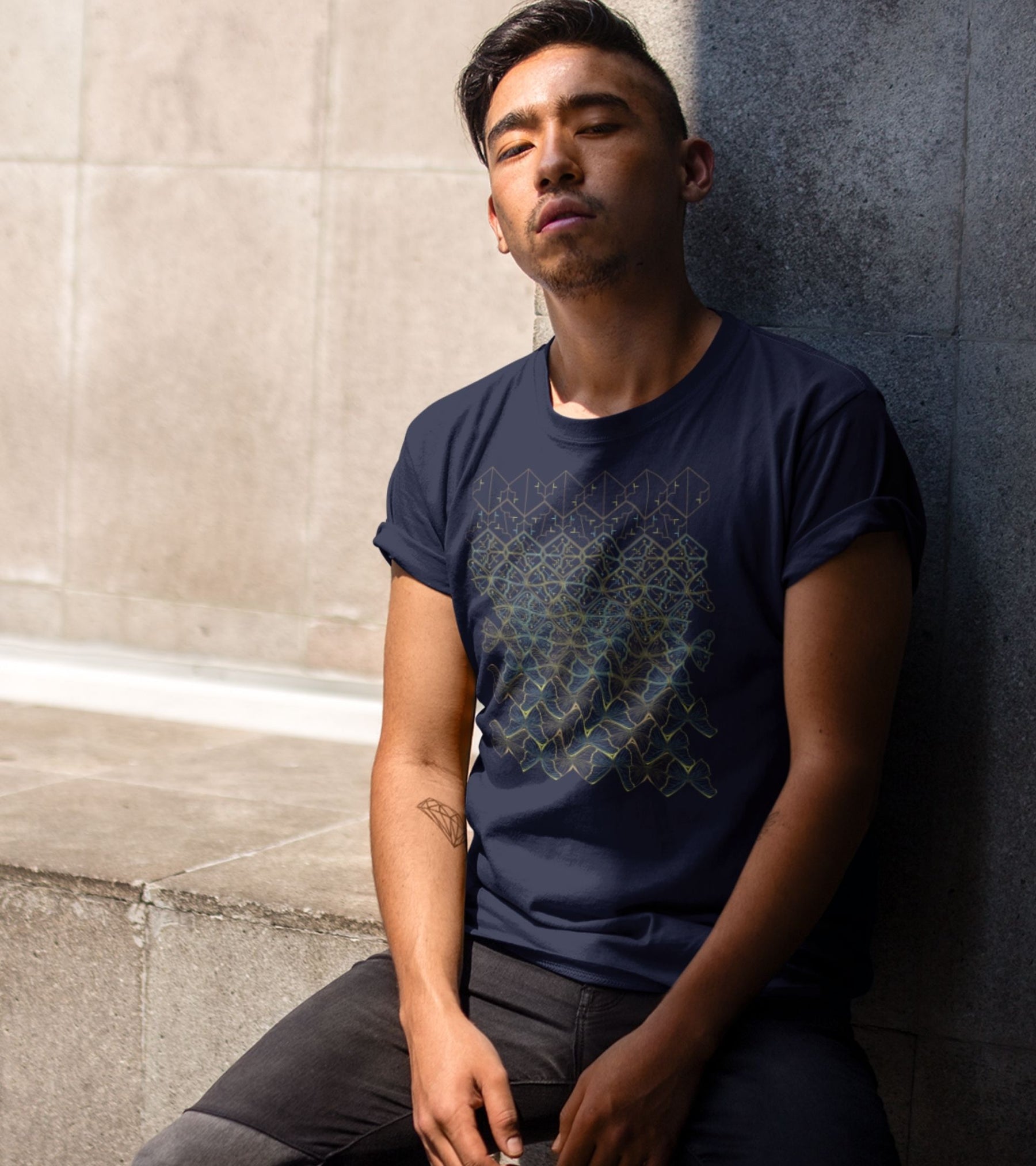 Butterfly Morph T-Shirt Choice of Colors — Image 4 by Symbolika