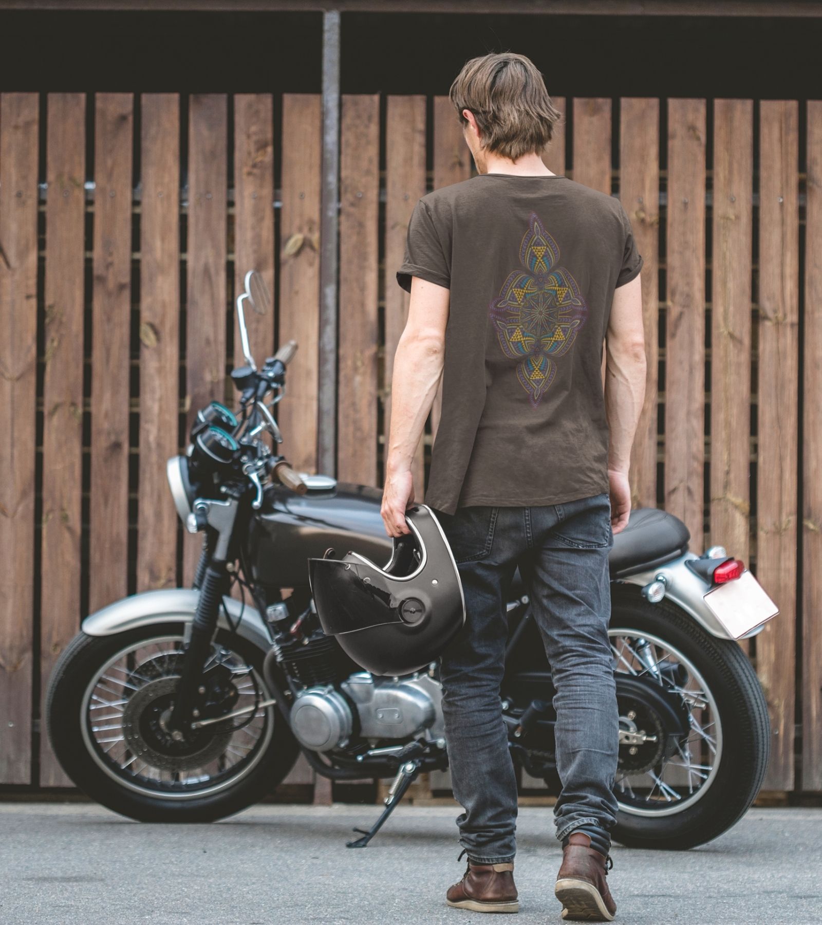 Dalton Shroom Men T-Shirt - Made to order - Choice of Colours - symbolika
