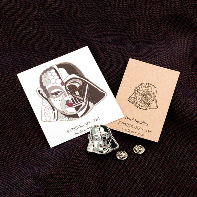 Darthbuddha Lapel Pin - symbolika