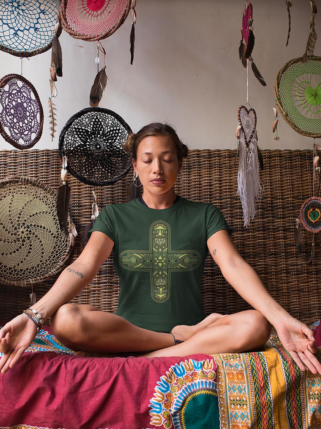 Decross Short - Sleeve Women T-Shirt - Colors - Made to order - symbolika