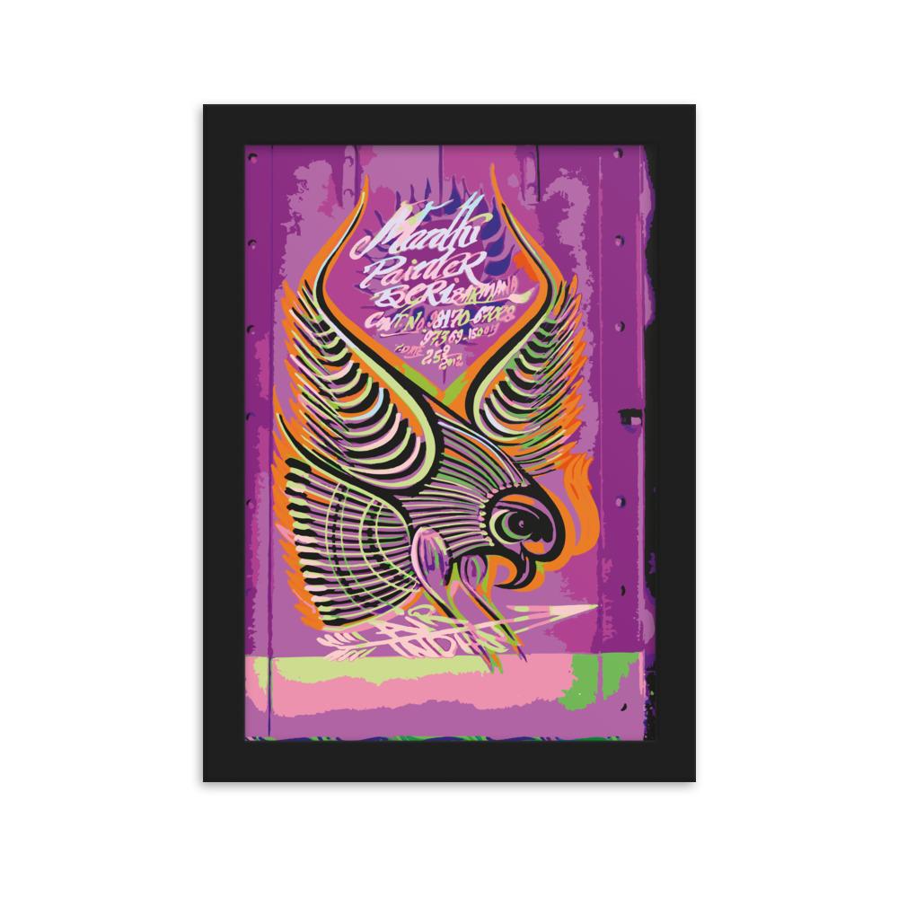 Air India Tata Bird Framed Poster - symbolika