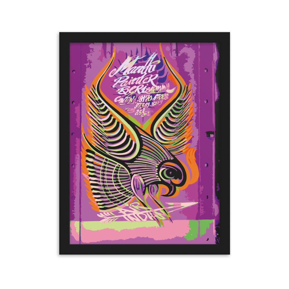 Air India Tata Bird Framed Poster - symbolika