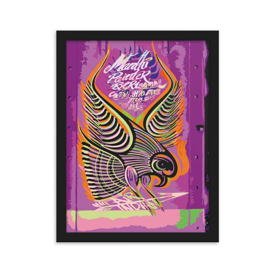 Air India Tata Bird Framed Poster - symbolika