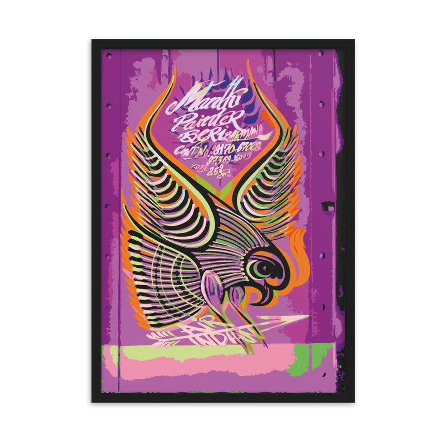 Air India Tata Bird Framed Poster - symbolika