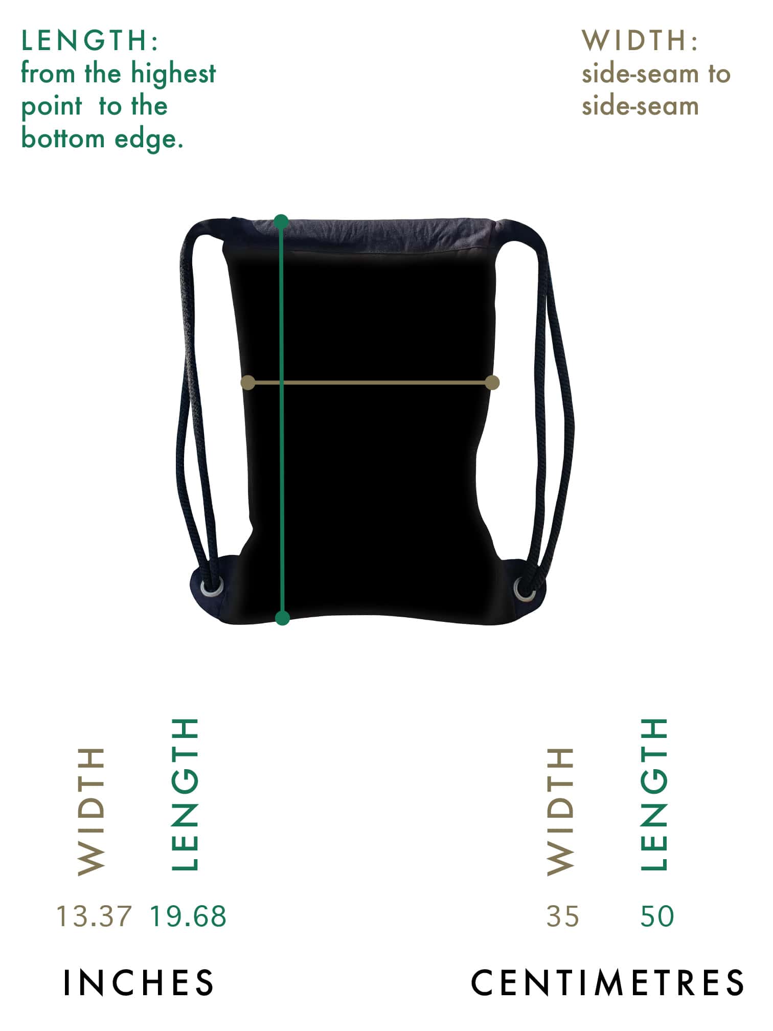Buddha Vibes Hung Drawstring Bag Drawstring Bag - Image 4 by Symbolika