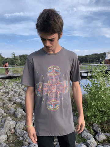 Chango T-Shirt Grey — Image 2 by Symbolika