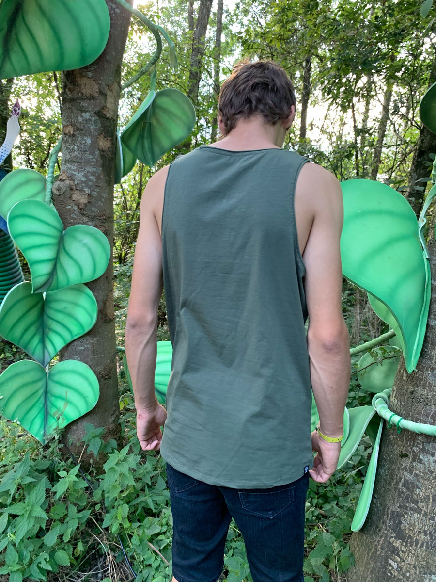 Aya Tank Top Olive — Image 5 by Symbolika