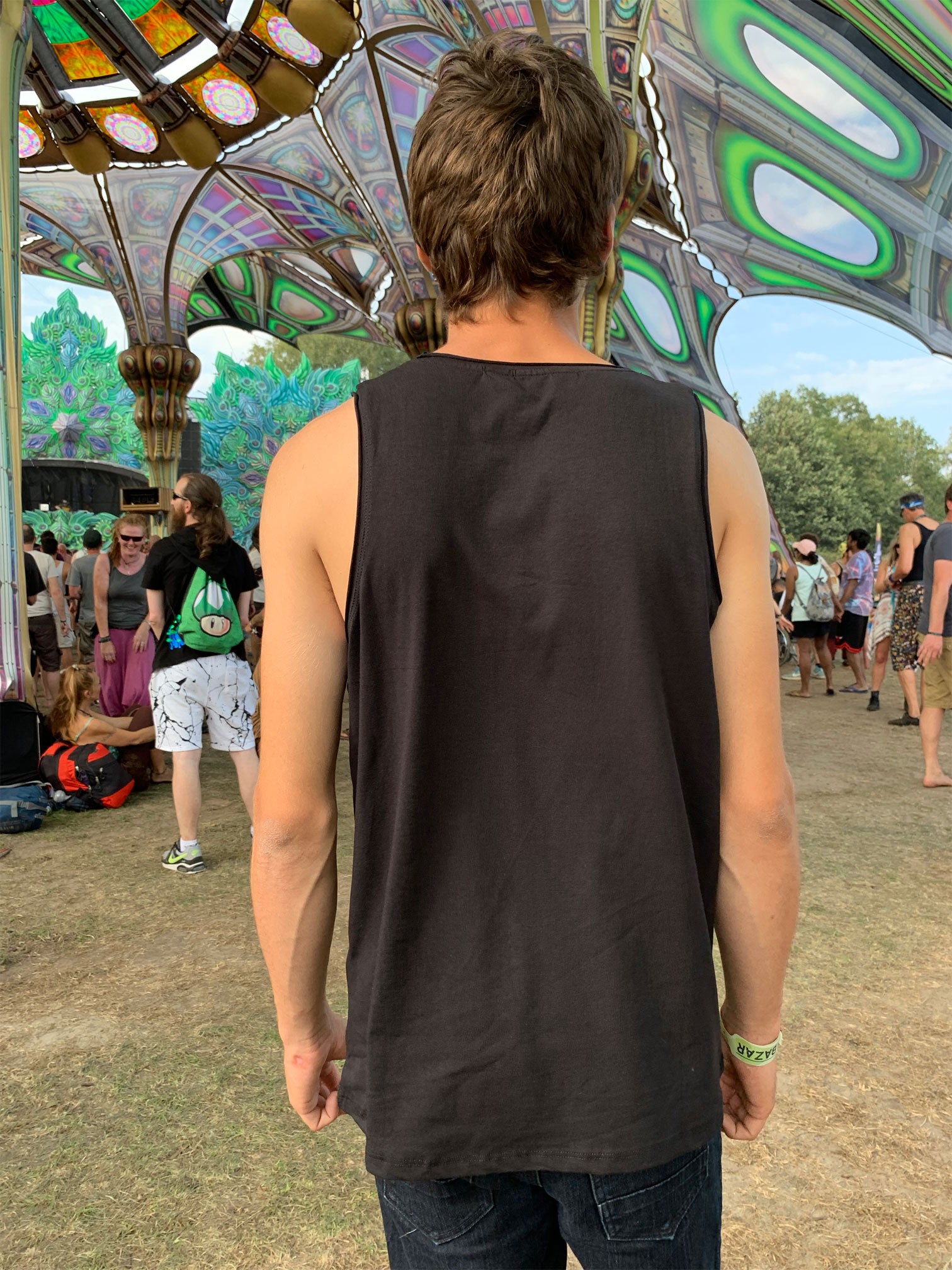 Chango Tank Top Black — Image 4 by Symbolika