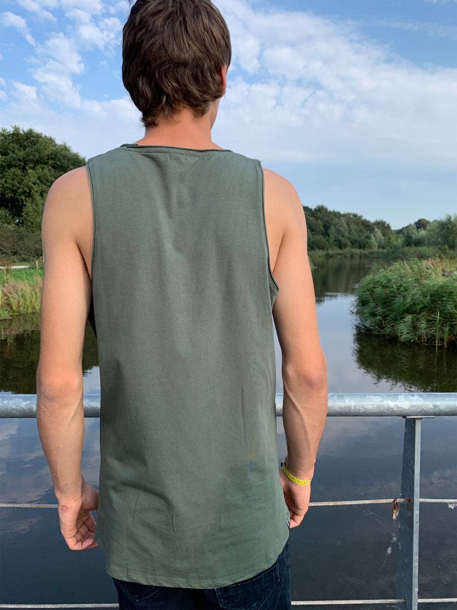 Ganescher Tank Top Olive — Image 3 by Symbolika