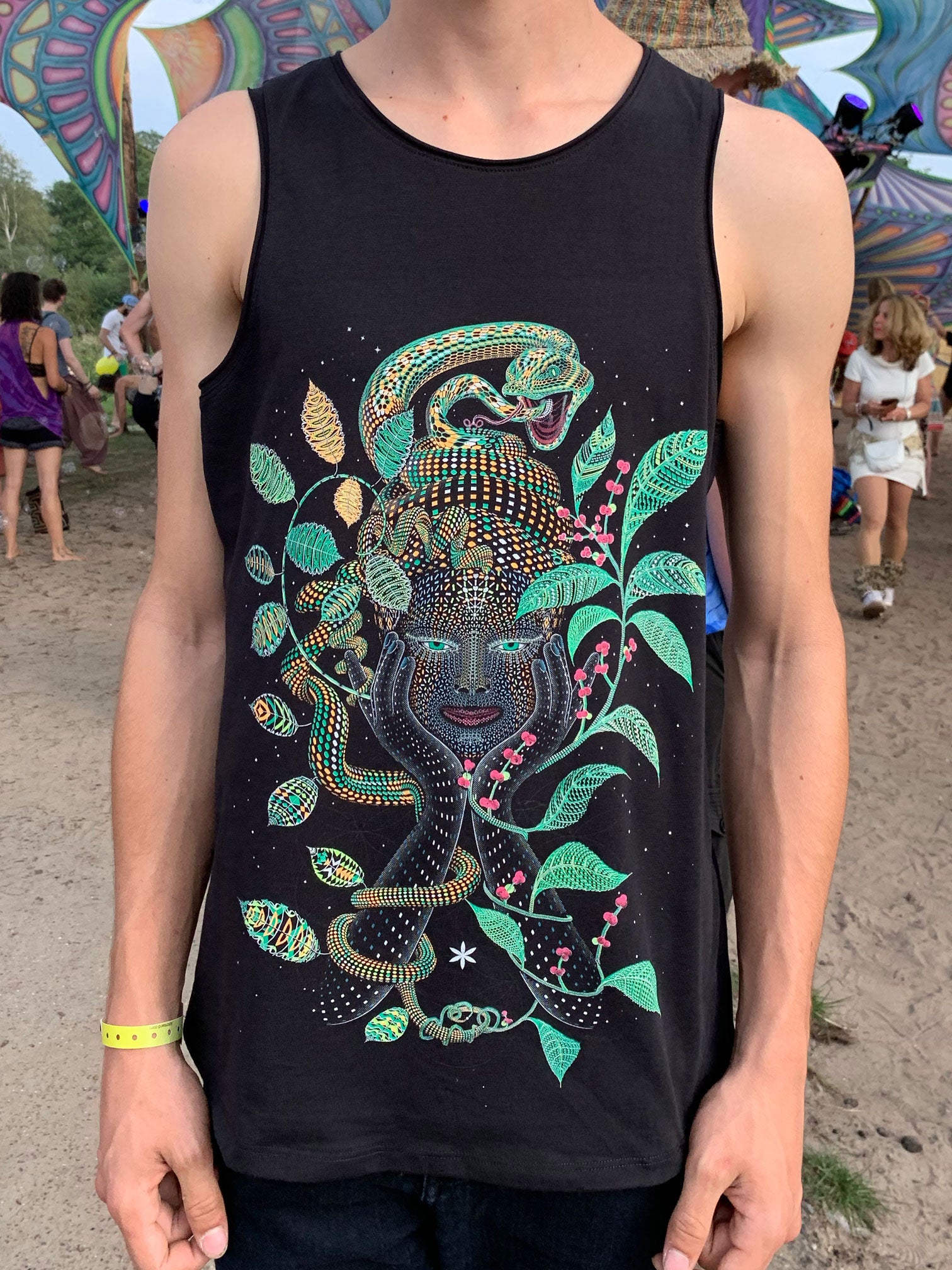 Aya Tank Top Black — Image 3 by Symbolika