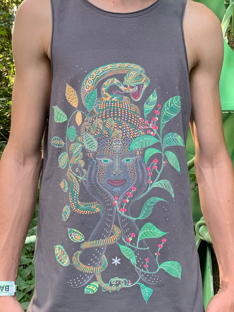 Aya Tank Top Grey — Image 2 by Symbolika