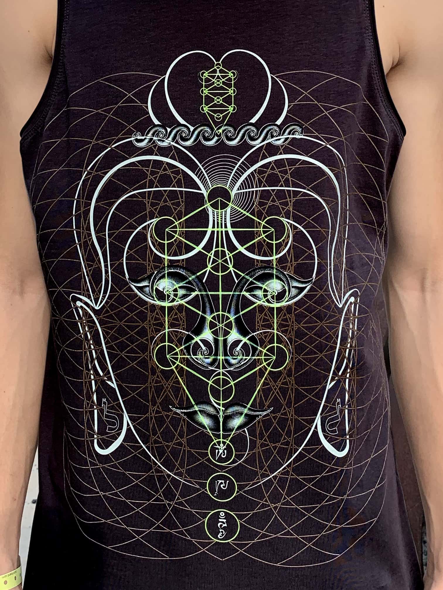 Buddha Vibes Tank Top Choice of Colors — Image 2 by Symbolika