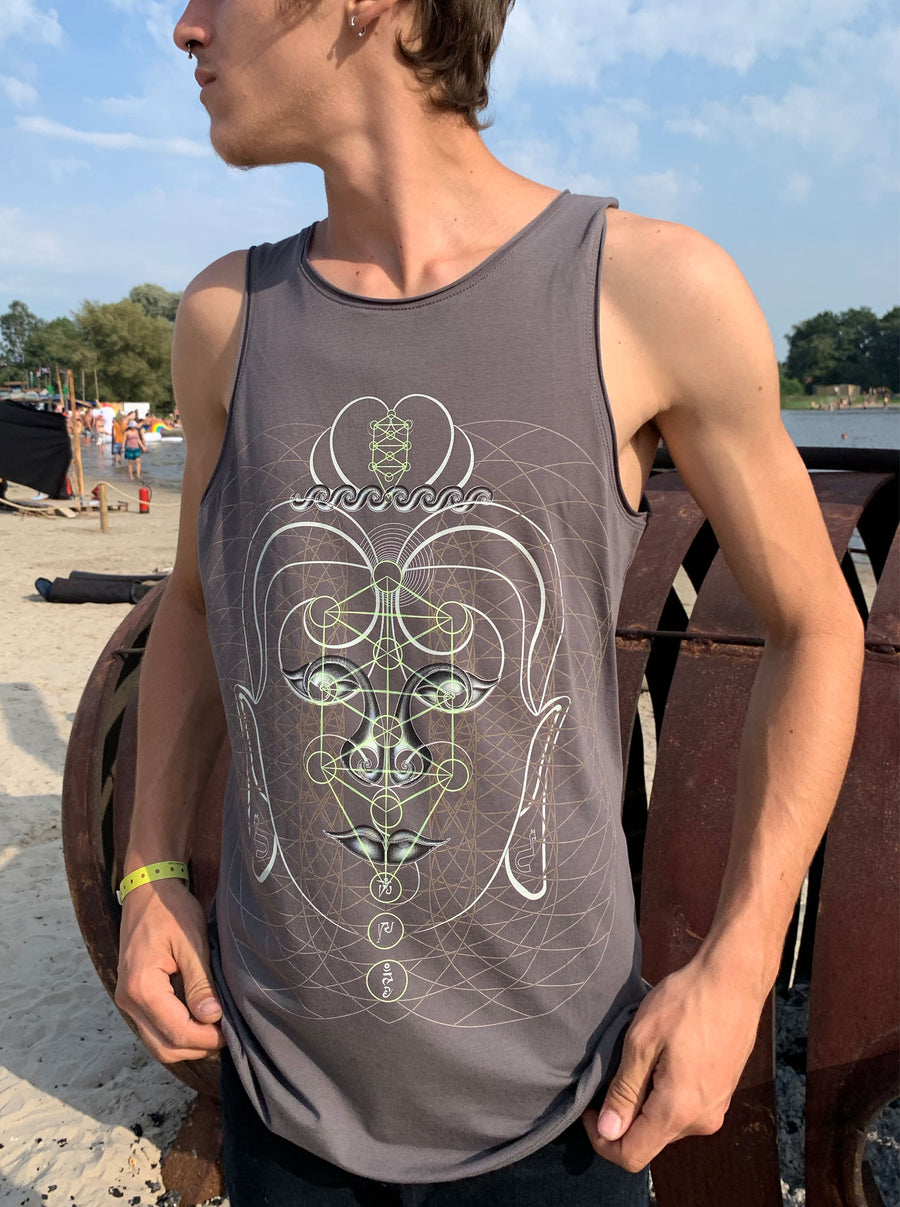 Buddha Vibes Tank Top Choice of Colors — Image 10 by Symbolika