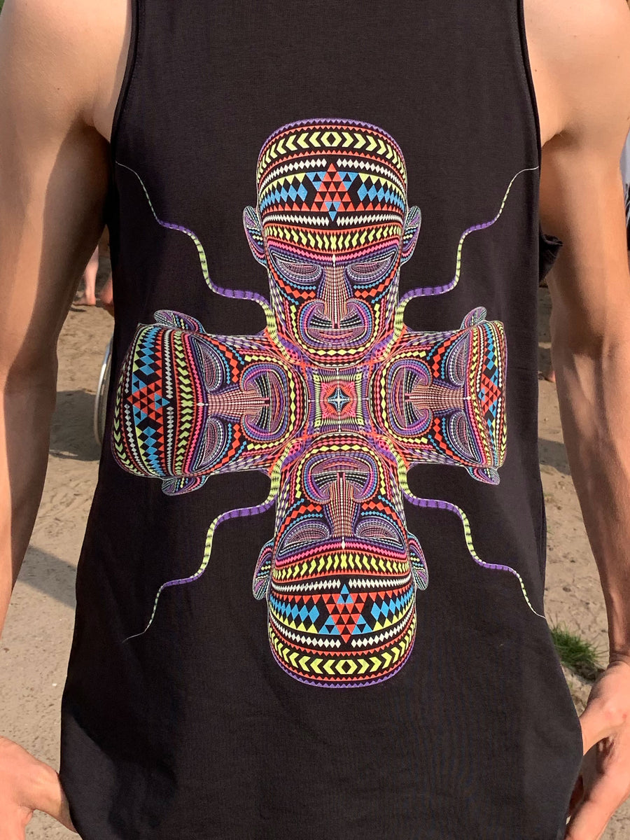 Chango Tank Top Black — Image 3 by Symbolika