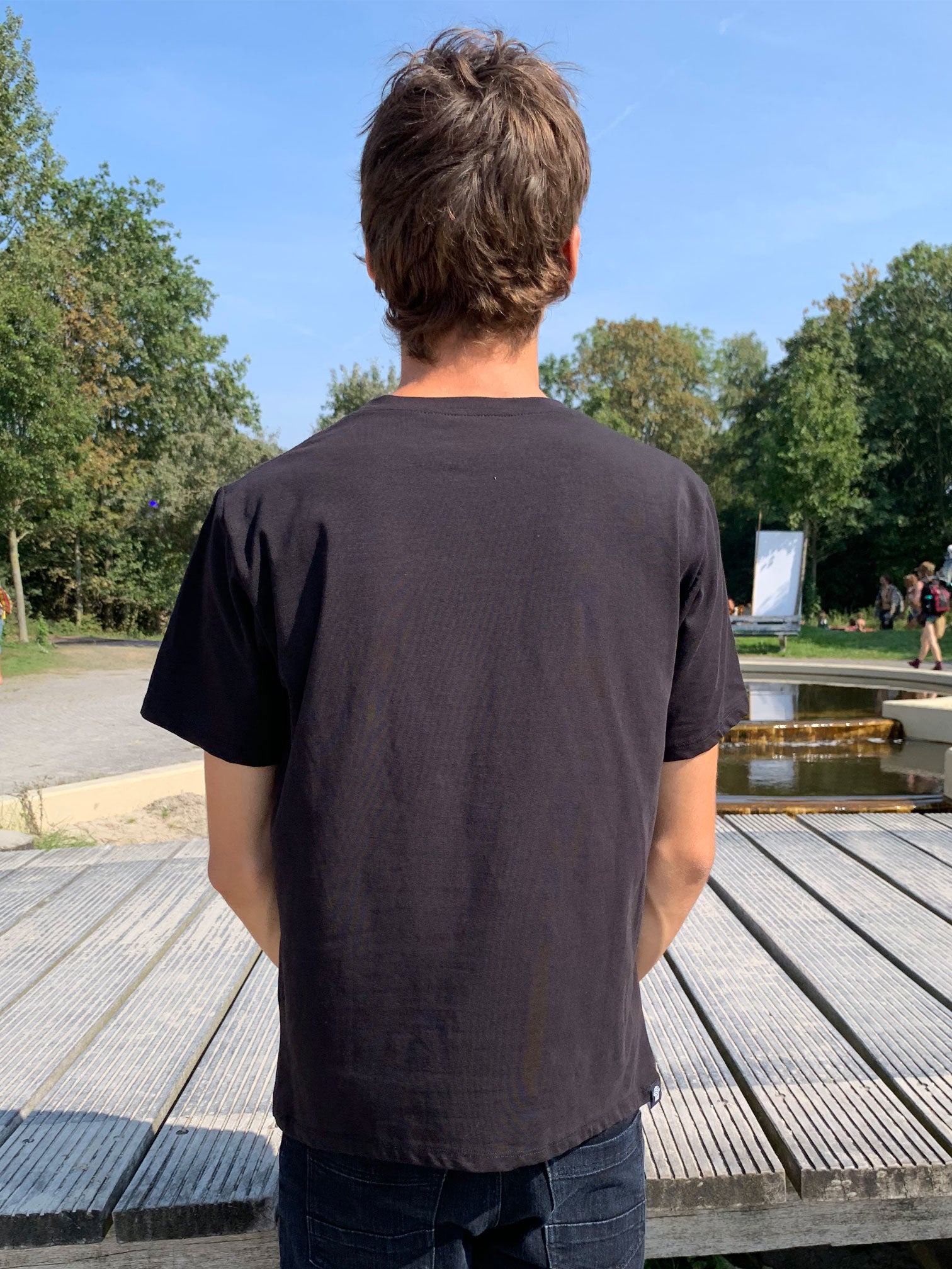 Buddha Vibes T-Shirt Black — Image 6 by Symbolika