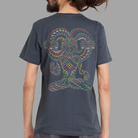 Trinfinity Men's T-Shirt - Glow in Dark Sacred Geometry