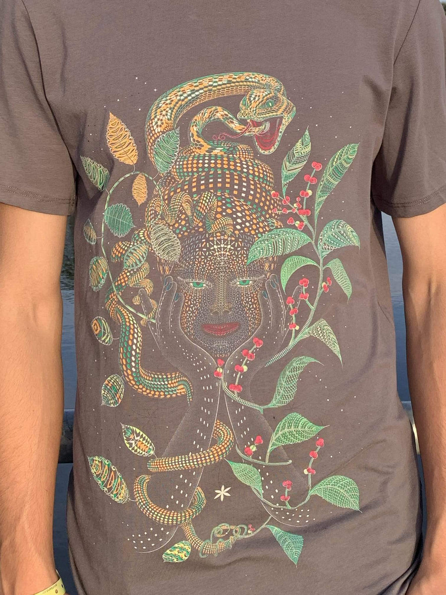 Aya T-Shirt Grey — Image 3 by Symbolika