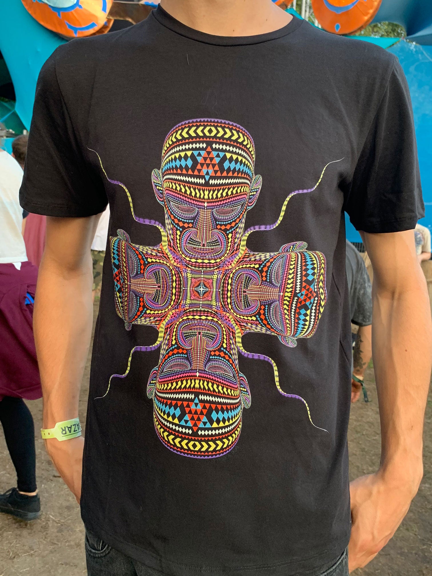 Chango T-Shirt Black — Image 2 by Symbolika
