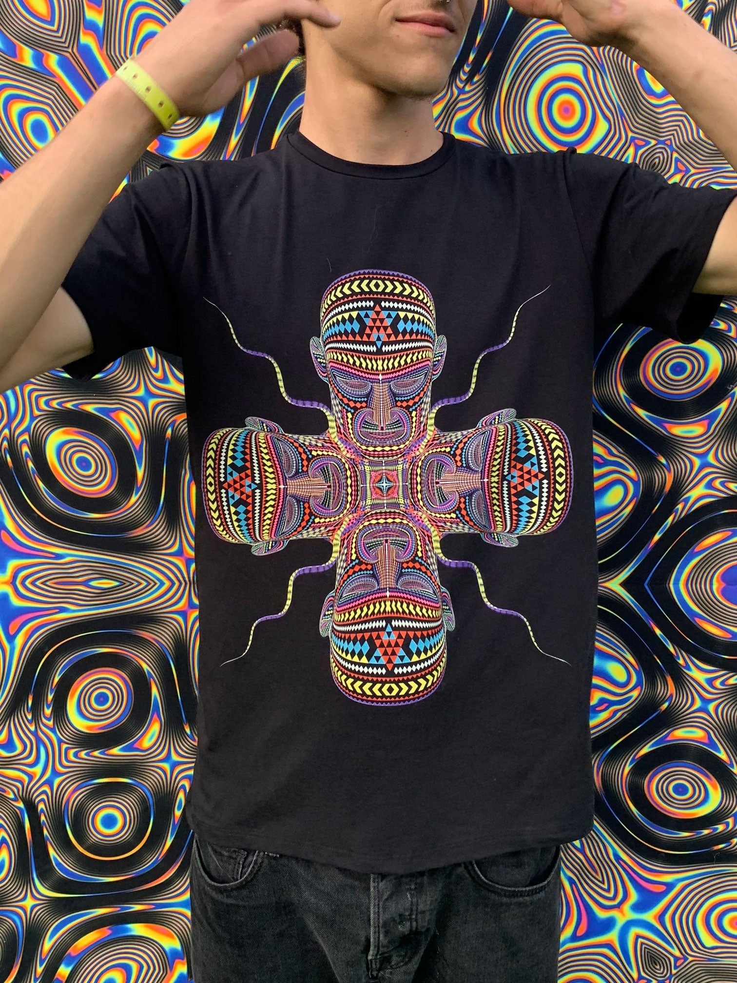 Chango T-Shirt Black — Image 6 by Symbolika