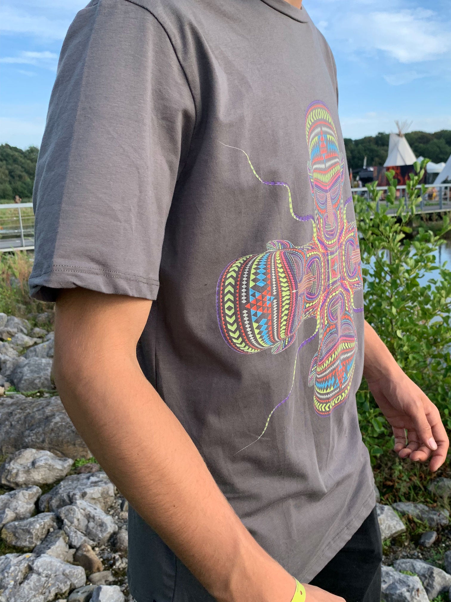 Chango T-Shirt Black — Image 7 by Symbolika