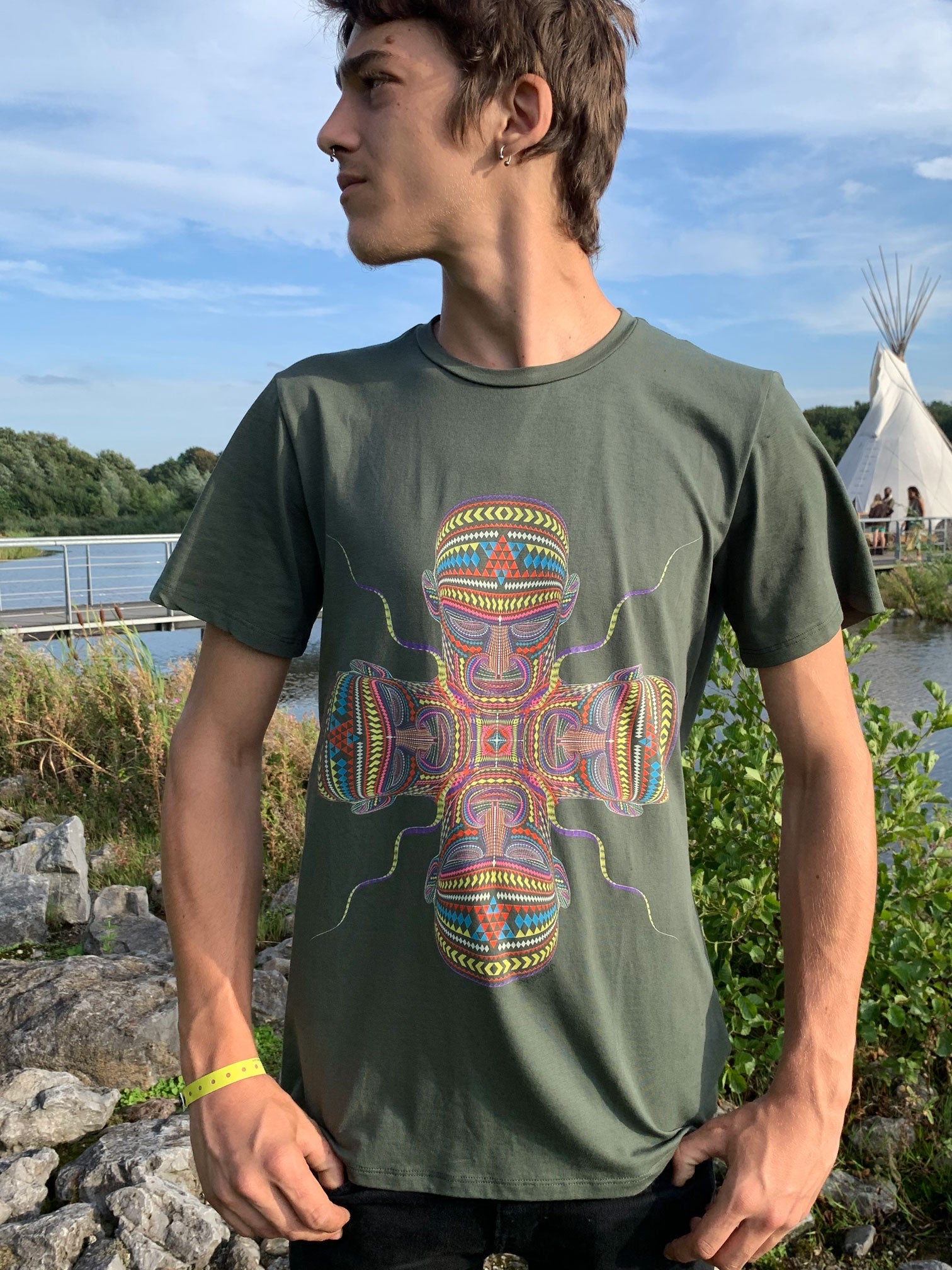 Chango T-Shirt Black — Image 12 by Symbolika