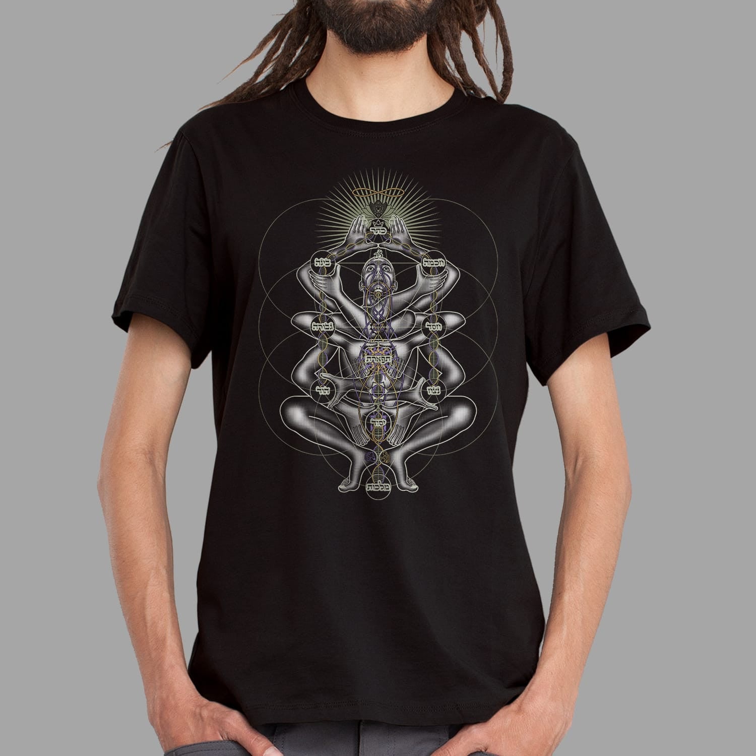 Dance Like A Tree T-Shirt Black — Image 3 by Symbolika