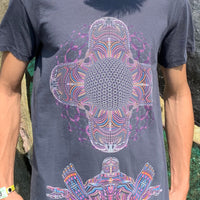DMT HD Grey - Meridian Awakening Men's T-Shirt