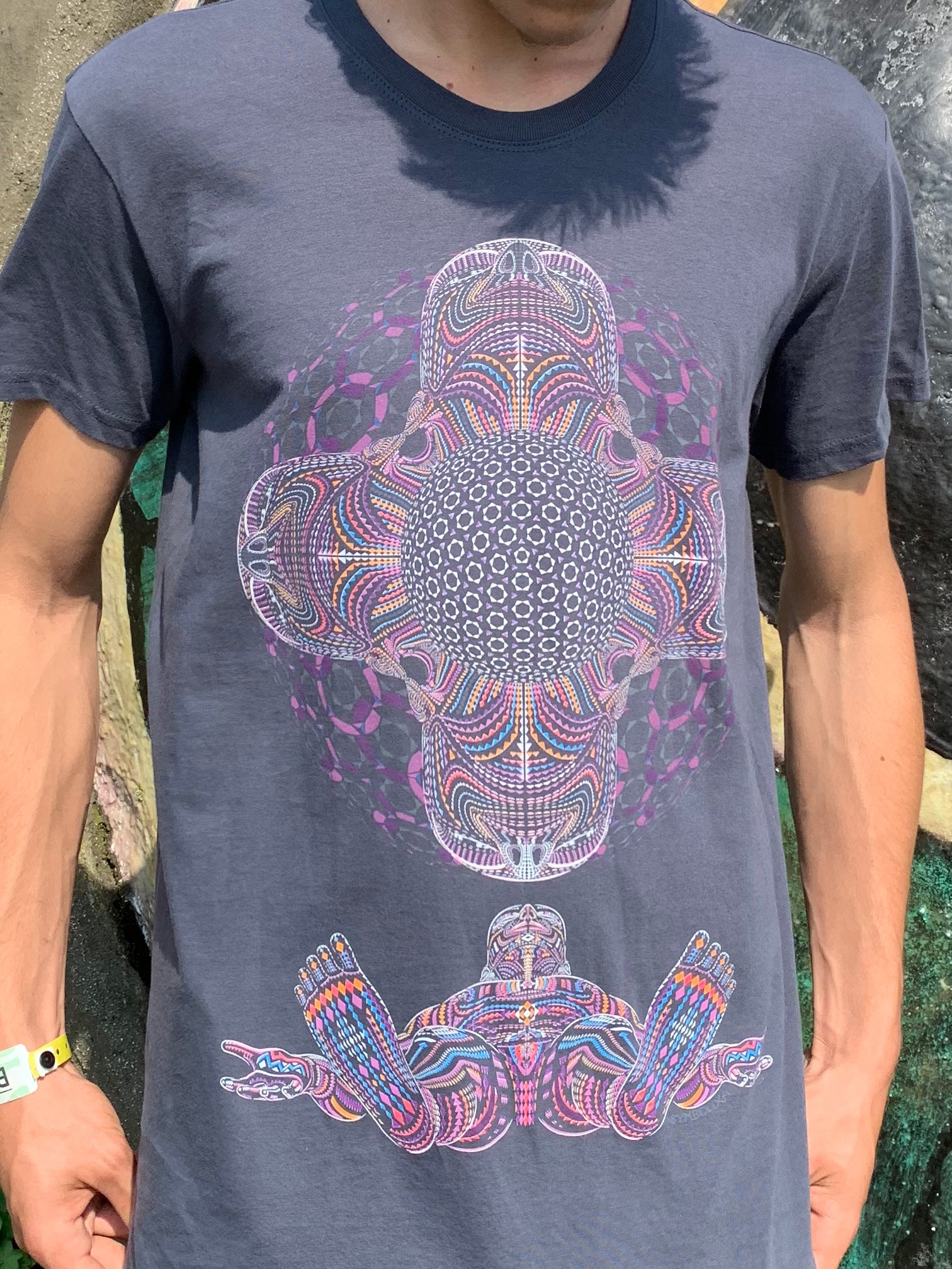 DMT HD T-Shirt Grey — Image 3 by Symbolika