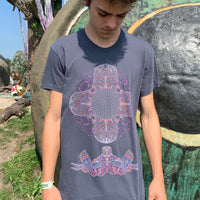 DMT HD Grey - Meridian Awakening Men's T-Shirt