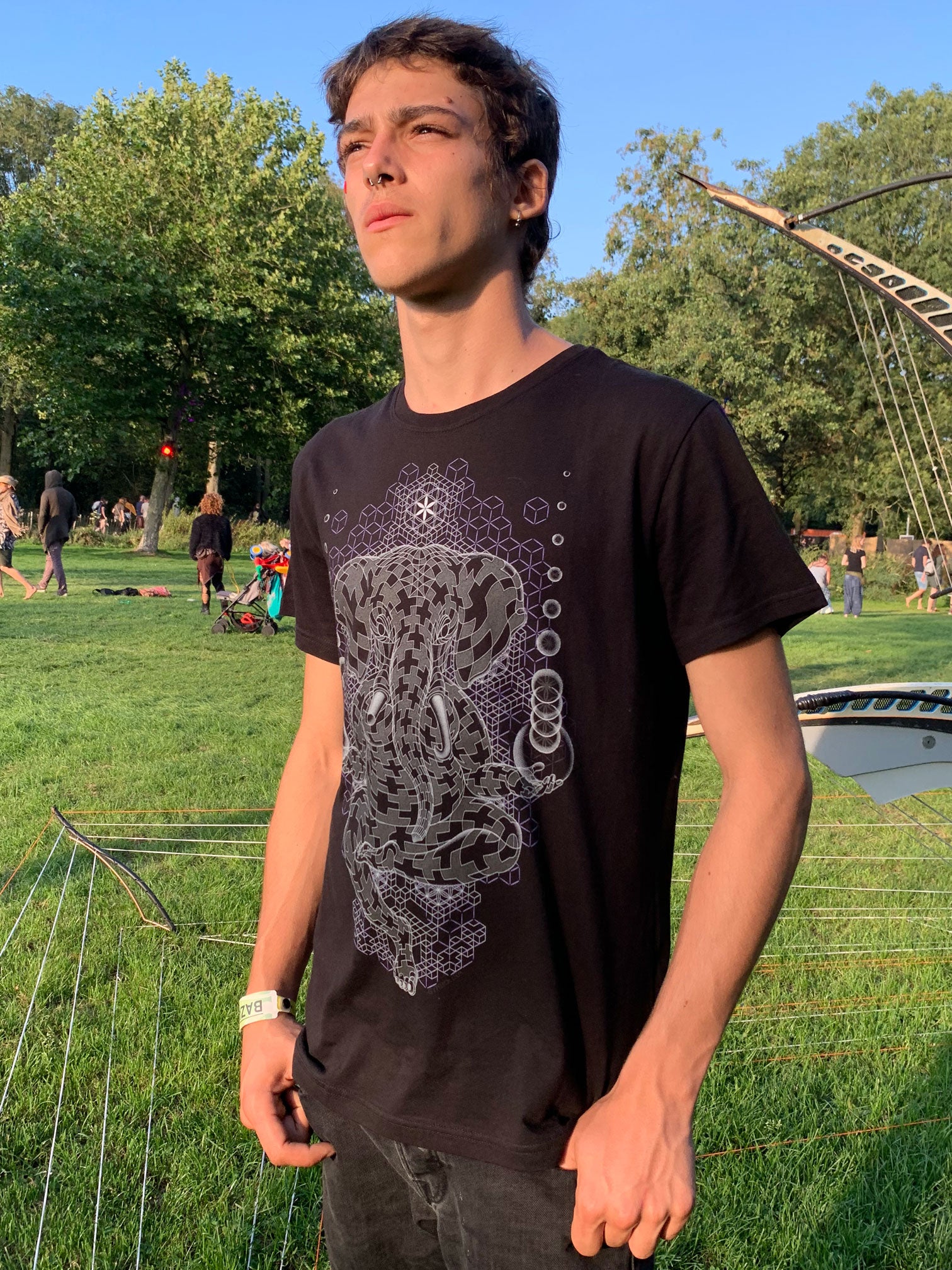 Ganescher T-Shirt Black — Image 2 by Symbolika