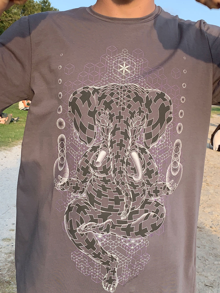 Ganescher T-Shirt Grey — Image 3 by Symbolika