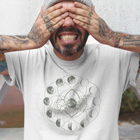 Moon Time Men T-Shirt - Made to order - White