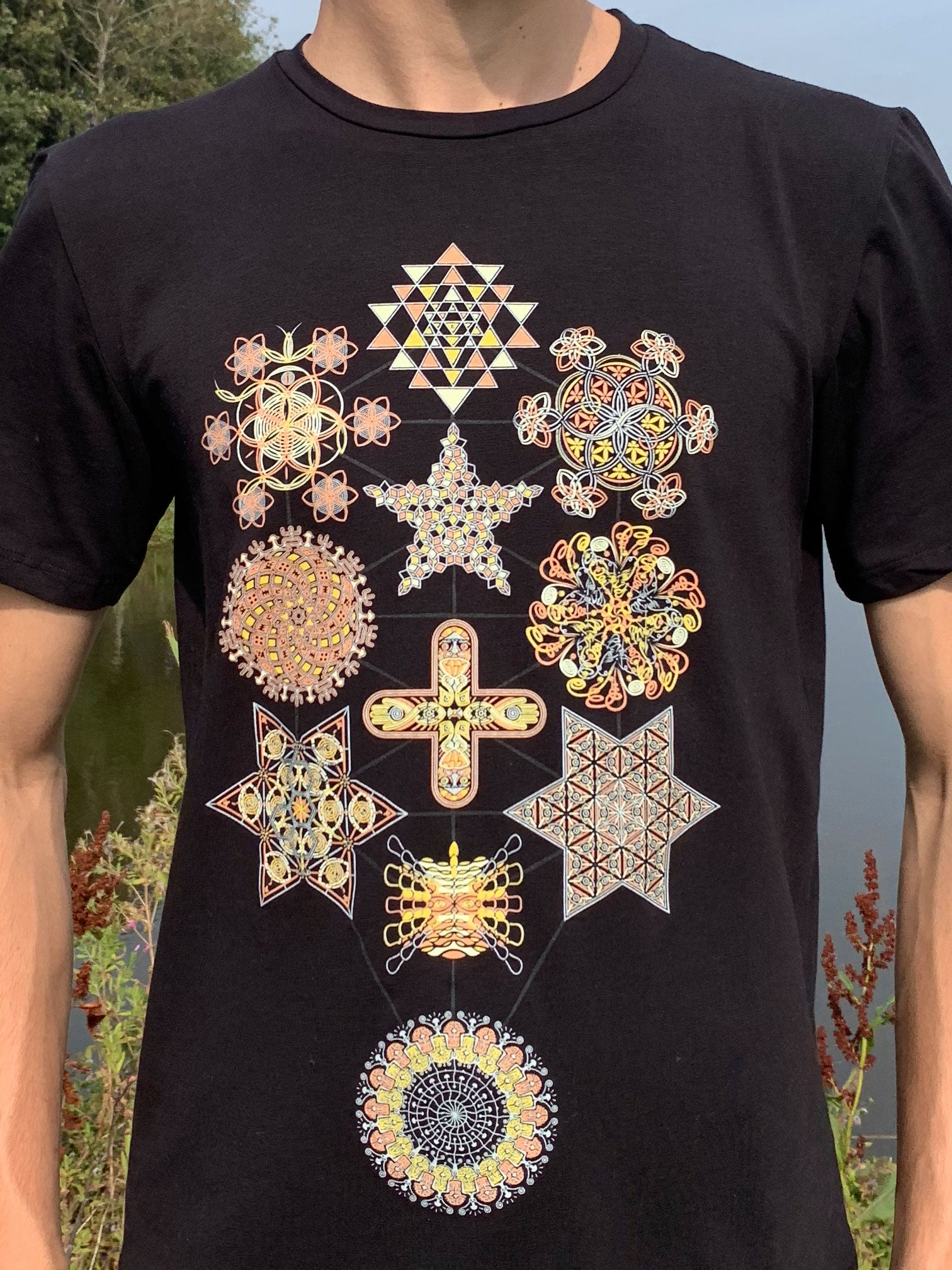 Symbol Tree T-Shirt Black — Image 2 by Symbolika