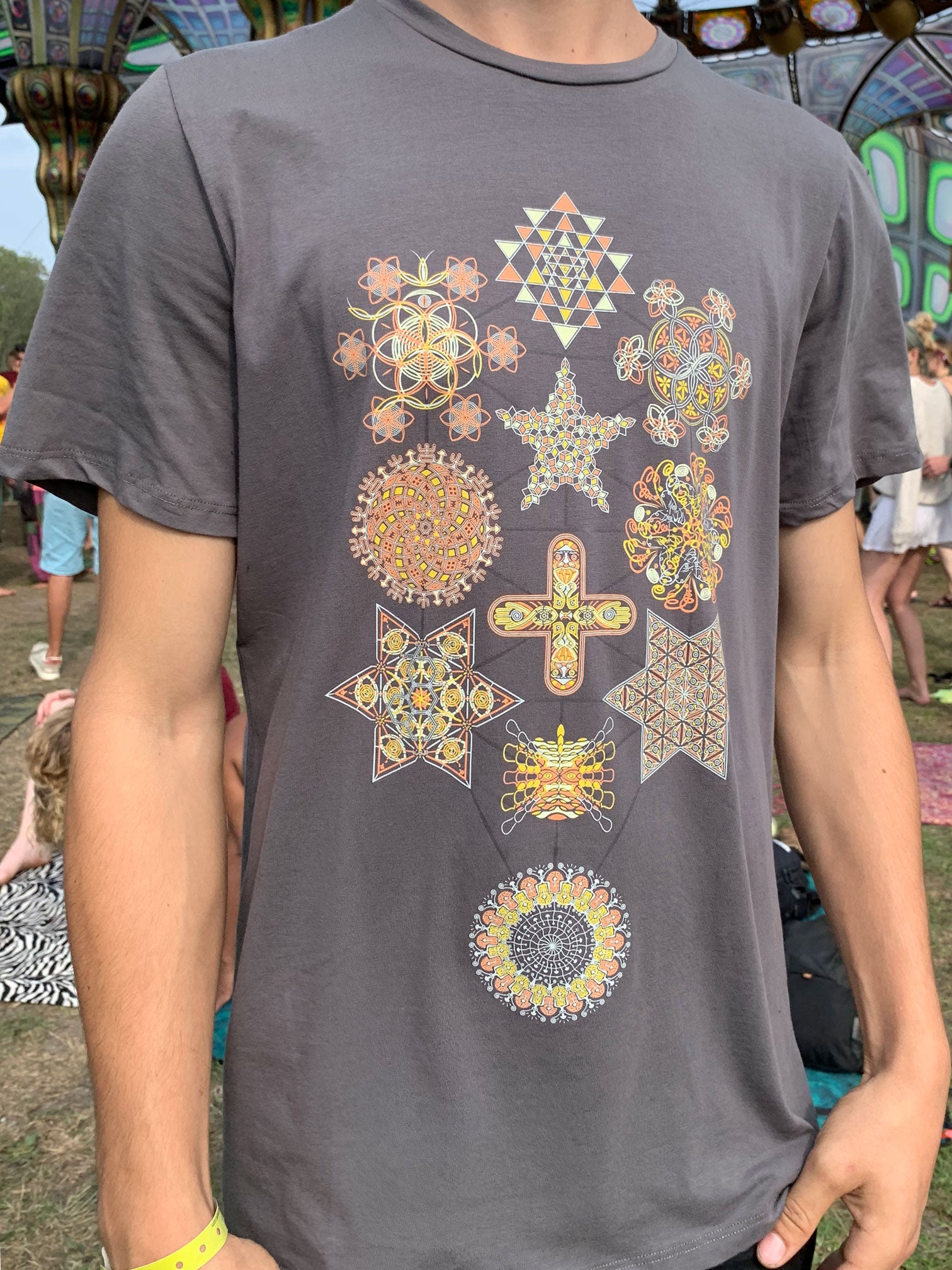 Symbol Tree T-Shirt Black — Image 6 by Symbolika