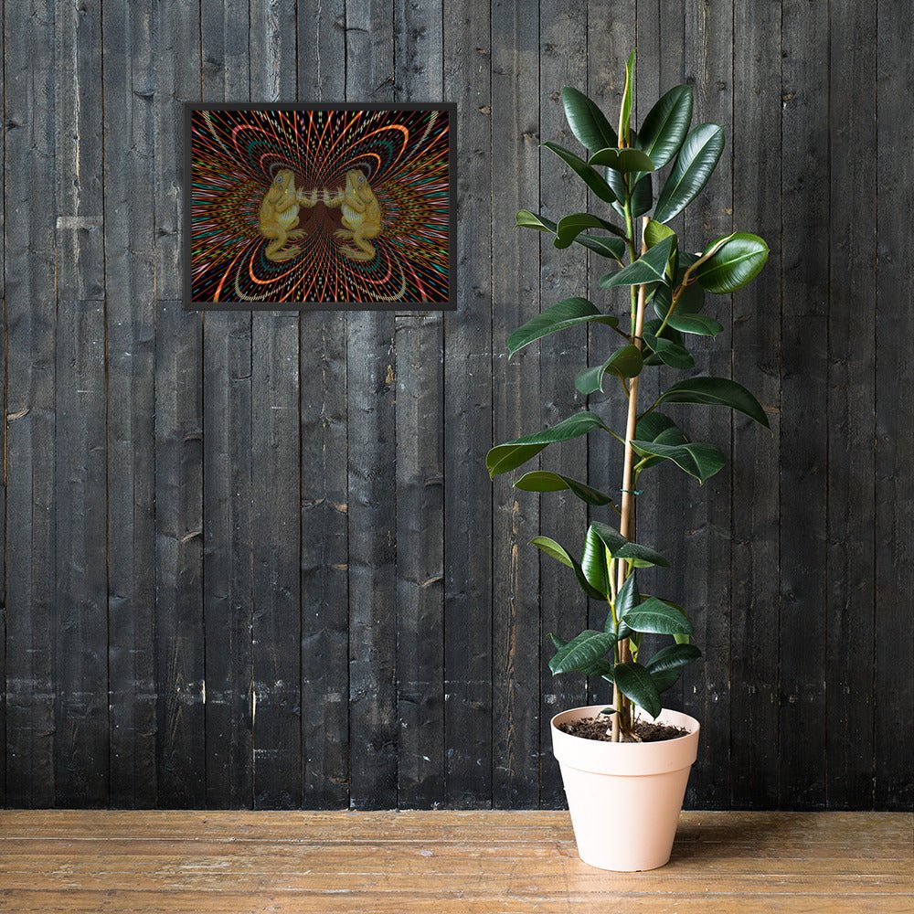 Bufo Alvarius Framed poster - symbolika