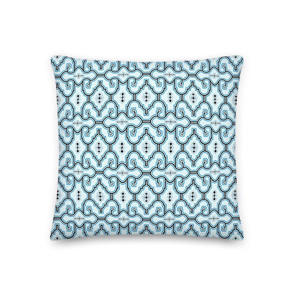 Shipibo Gradient - Square Pillow (M) - symbolika