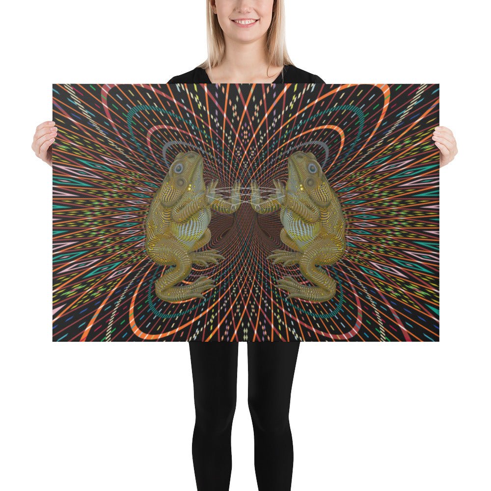 Bufo Alvarius Canvas 24 x 36 (61X91 cm) - symbolika
