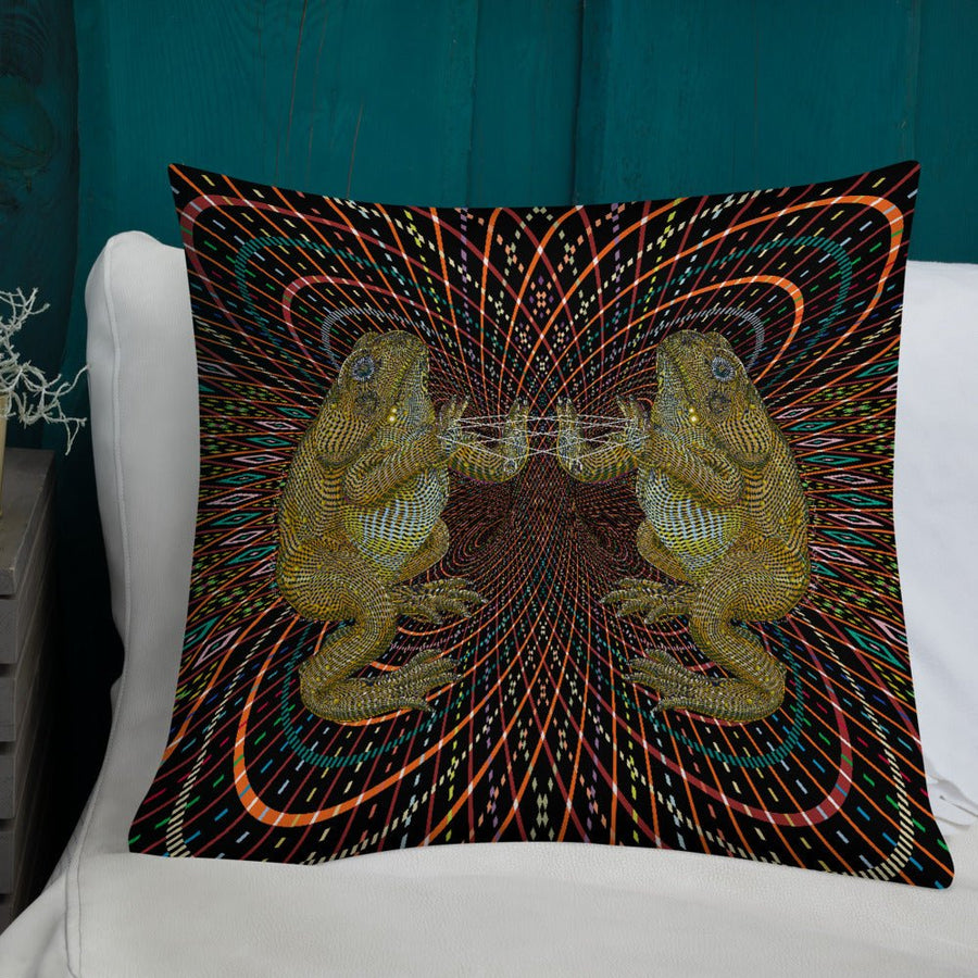 bufo alvarius Premium Pillow - symbolika