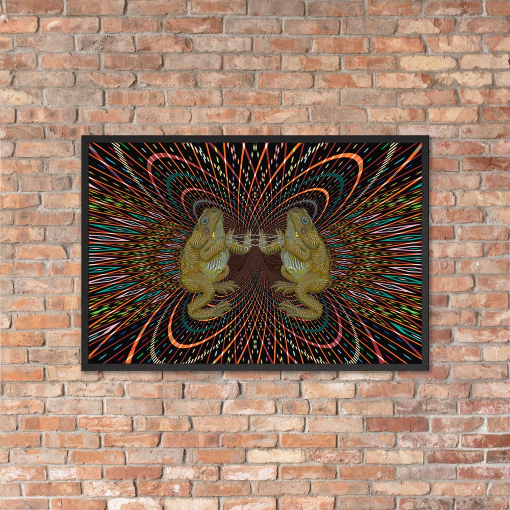 Bufo Alvarius Framed poster - symbolika