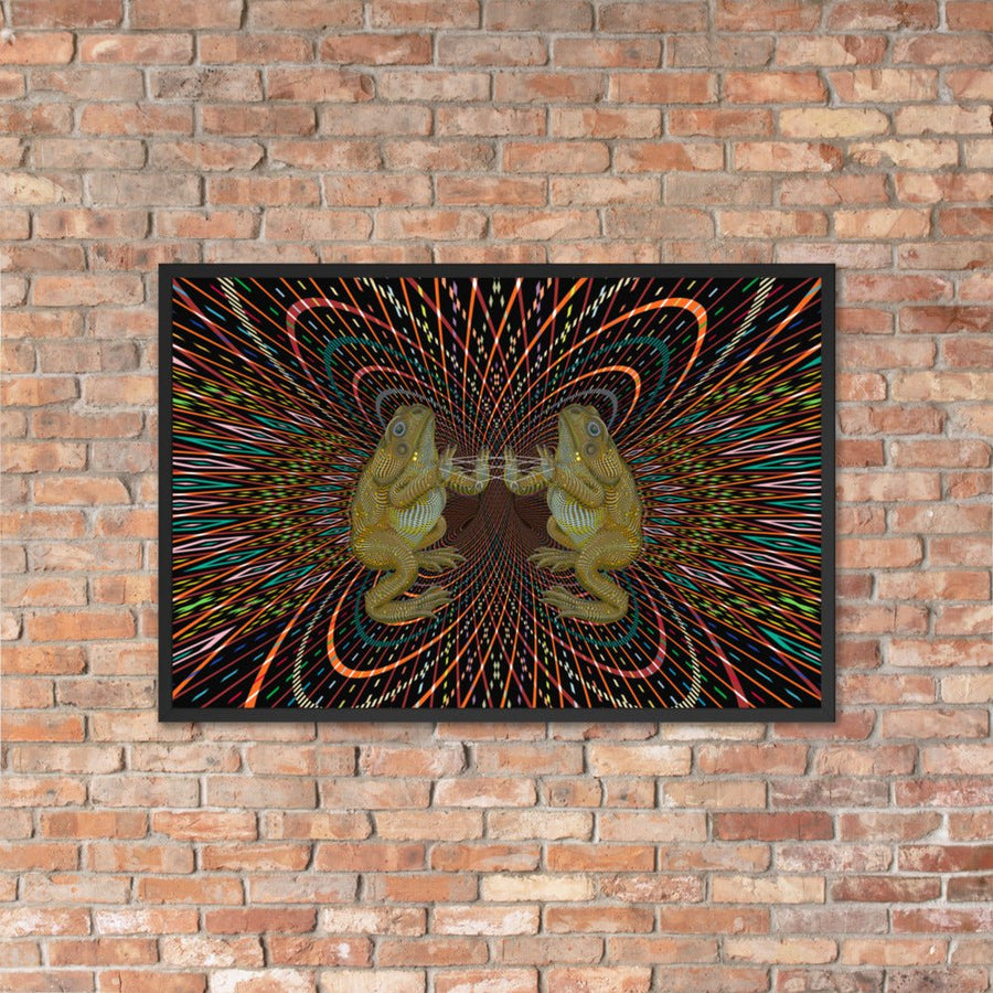 Bufo Alvarius Framed poster - symbolika