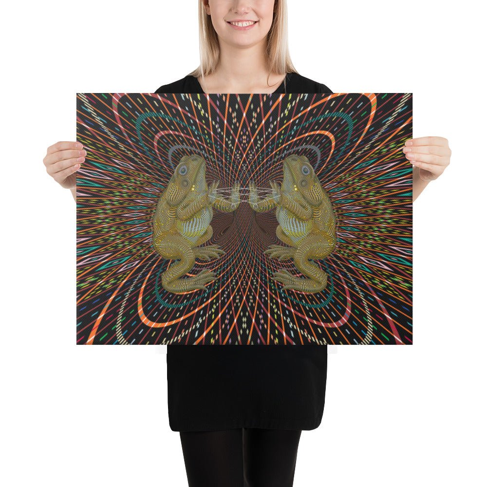 Bufo Alvarius Canvas 24 x 36 (61X91 cm) - symbolika